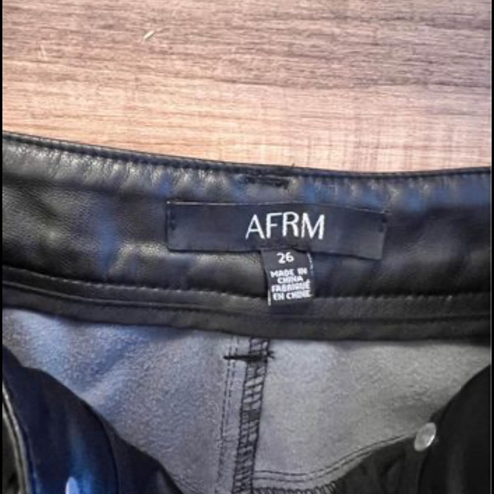 AFRM leather pants never been worn